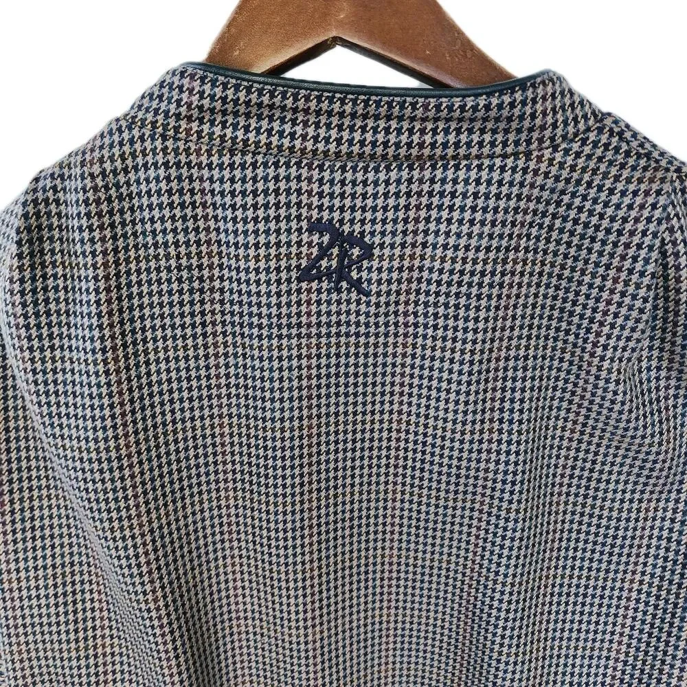 Vintage Zero Restriction Golf Pullover Jacket Large Silk Cashmere Wool USA Made